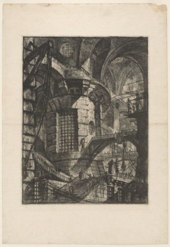 The Pier with Chains, plate XVI from Carceri D'Invenzione